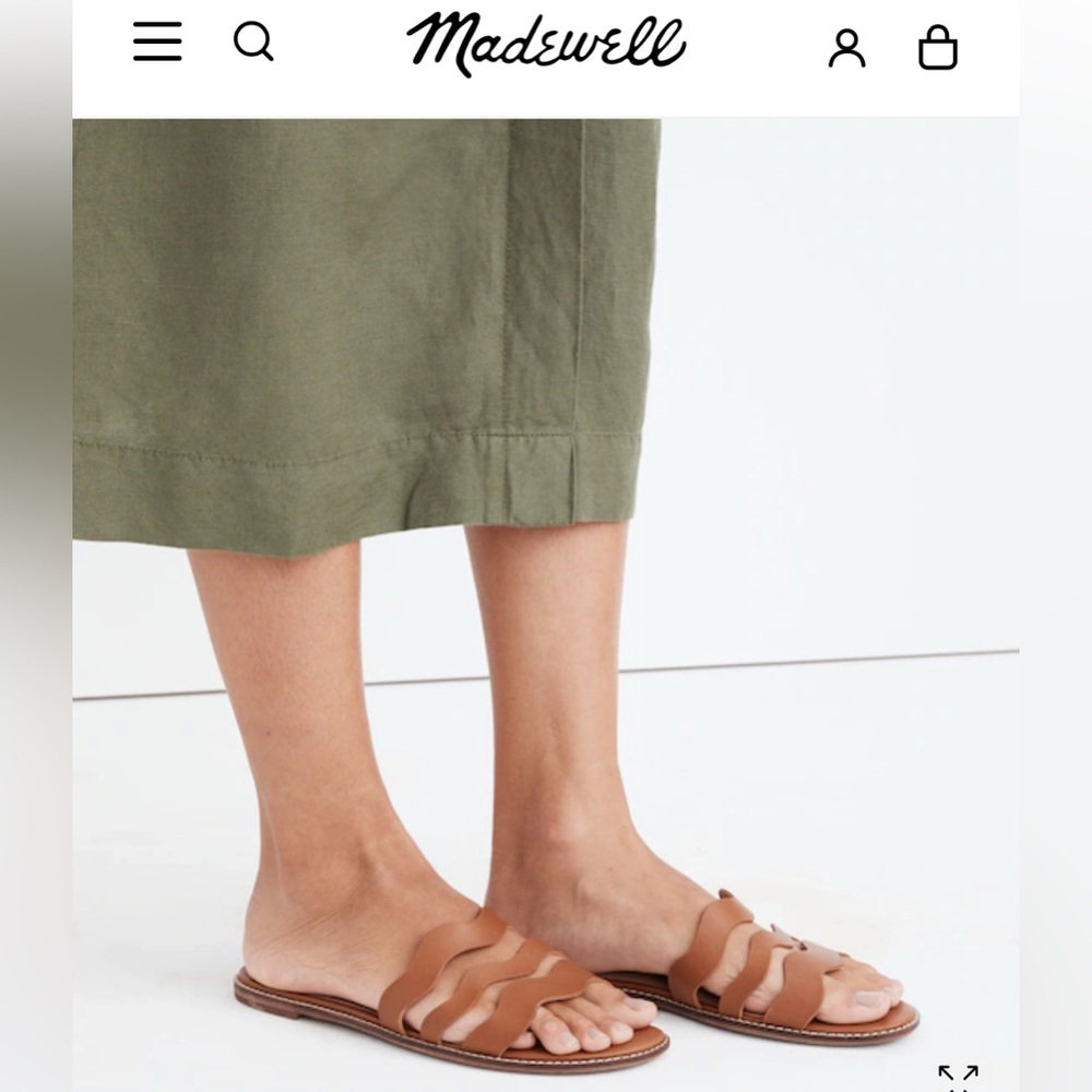 Madewell Wave Slide Sandals